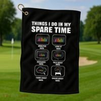 Data Science. Big Data Analytics. For Data Scientists Golf Towel thumb 1