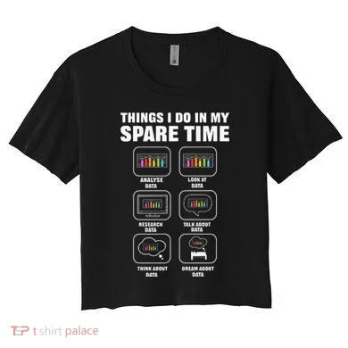 Data Science. Big Data Analytics. For Data Scientists Women's Crop Top Tee