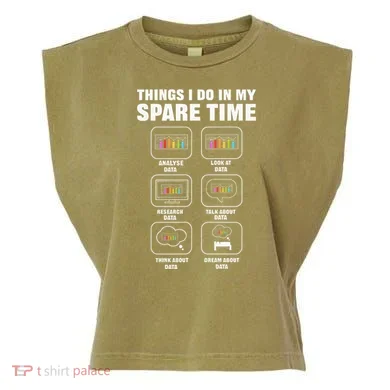 Data Science. Big Data Analytics. For Data Scientists Garment-Dyed Women's Muscle Tee
