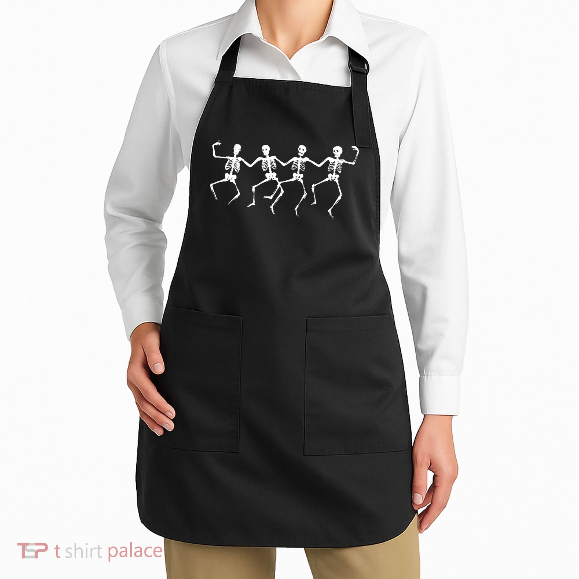 Dancing Skeletons Bones Apron