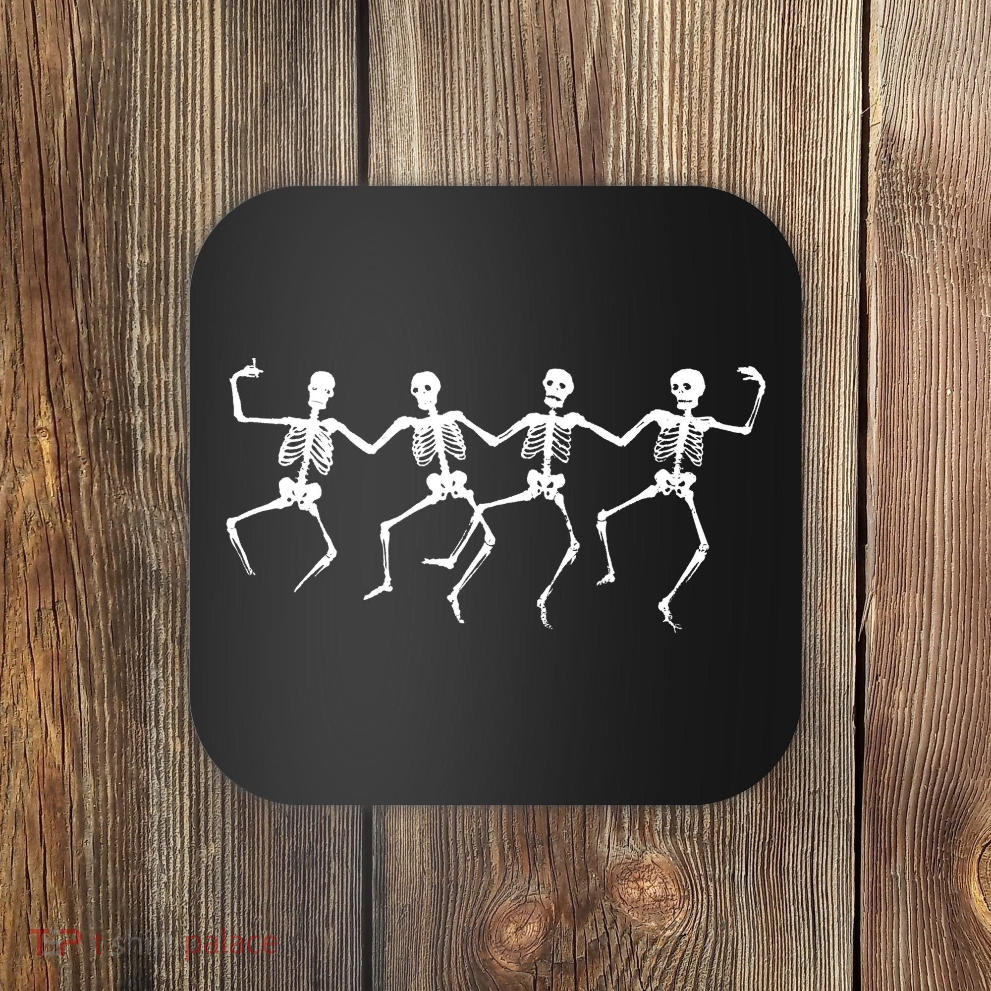Dancing Skeletons Bones Coaster