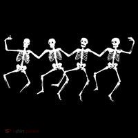 Dancing Skeletons Bones Women's Hoodie thumb 2