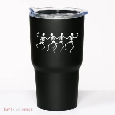 Dancing Skeletons Bones Tumbler