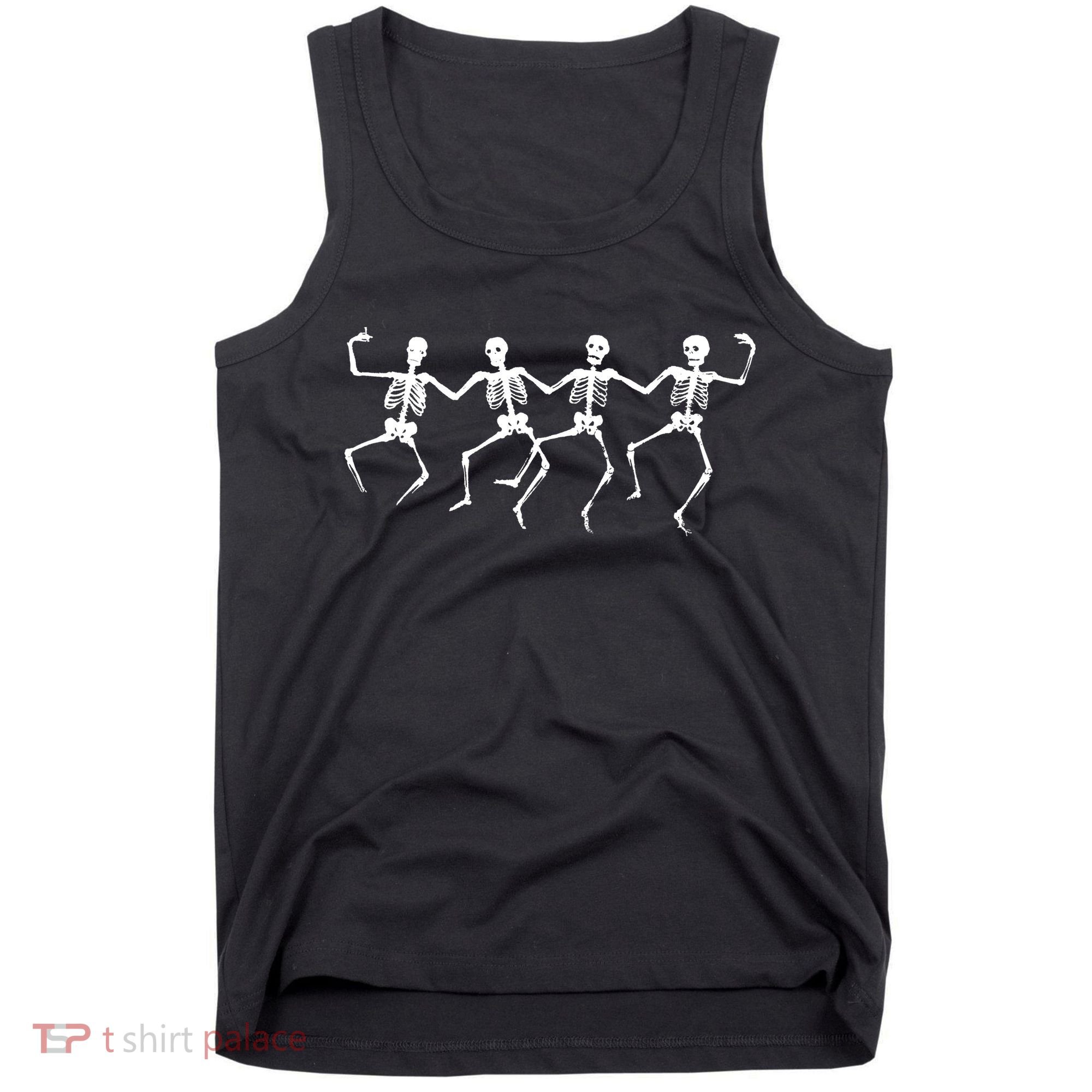 Dancing Skeletons Bones Tank Top