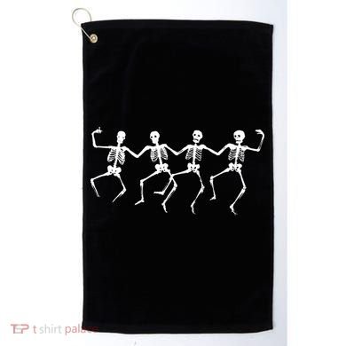 Dancing Skeletons Bones Golf Towel