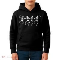 Dancing Skeletons Bones Kids Hoodie thumb 4