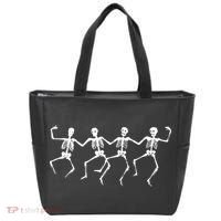 Dancing Skeletons Bones Tote Bag thumb 0