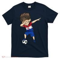 Dabbing Soccer Boy Croatia Jersey Croatian Football T-Shirt thumb 0
