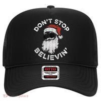 Don't Stop Believin' Cool Shades Santa Hat thumb 0