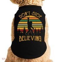 DonT Stop Believing Bigfoot Rock & Roll Retro Sasquatch Doggie Tank thumb 0