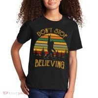 DonT Stop Believing Bigfoot Rock & Roll Retro Sasquatch Kids T-Shirt thumb 2