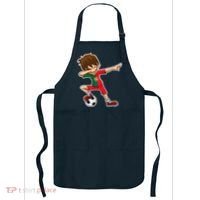Dabbing Soccer Boy Portugal Jersey Portuguese Dab Gift Apron thumb 0