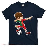 Dabbing Soccer Boy Portugal Jersey Portuguese Dab Gift T-Shirt thumb 0