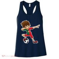 Dabbing Soccer Boy Portugal Jersey Portuguese Dab Gift Women's Tank Top thumb 0