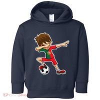 Dabbing Soccer Boy Portugal Jersey Portuguese Dab Gift Toddler Hoodie thumb 0