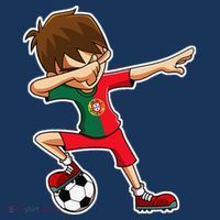 Dabbing Soccer Boy Portugal Jersey Portuguese Dab Gift Toddler Hoodie thumb 2