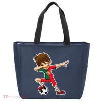 Dabbing Soccer Boy Portugal Jersey Portuguese Dab Gift Tote Bag thumb 0