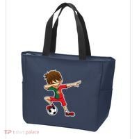 Dabbing Soccer Boy Portugal Jersey Portuguese Dab Gift Tote Bag thumb 3