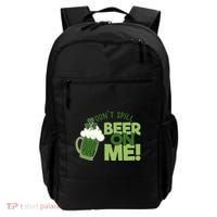 DonT Sill Beer On Me Funny St PatrickS Day Backpack thumb 0
