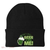 DonT Sill Beer On Me Funny St PatrickS Day Beanie thumb 0