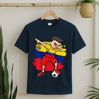 Dabbing Soccer Boy Venezuela Jersey Venezuelan Football Fans T-Shirt thumb 2