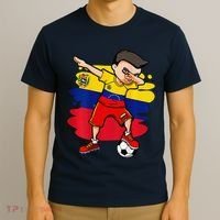 Dabbing Soccer Boy Venezuela Jersey Venezuelan Football Fans T-Shirt thumb 3