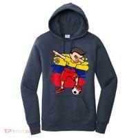 Dabbing Soccer Boy Venezuela Jersey Venezuelan Football Fans Women's Hoodie thumb 0