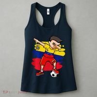Dabbing Soccer Boy Venezuela Jersey Venezuelan Football Fans Women's Tank Top thumb 3