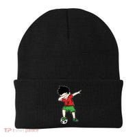 Dabbing Soccer Boy Morocco Football Funny Gift Moroccan Gift Beanie thumb 0