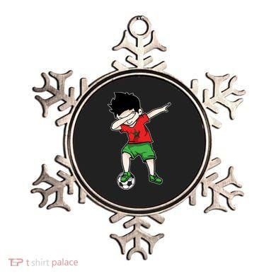 Dabbing Soccer Boy Morocco Football Funny Gift Moroccan Gift Ornament