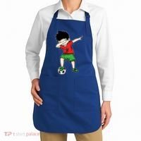 Dabbing Soccer Boy Morocco Football Funny Gift Moroccan Gift Apron thumb 2