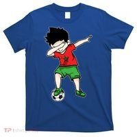 Dabbing Soccer Boy Morocco Football Funny Gift Moroccan Gift T-Shirt thumb 0