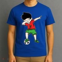 Dabbing Soccer Boy Morocco Football Funny Gift Moroccan Gift T-Shirt thumb 3