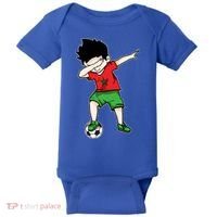 Dabbing Soccer Boy Morocco Football Funny Gift Moroccan Gift Baby Bodysuit thumb 0