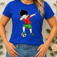 Dabbing Soccer Boy Morocco Football Funny Gift Moroccan Gift Women's T-Shirt thumb 2
