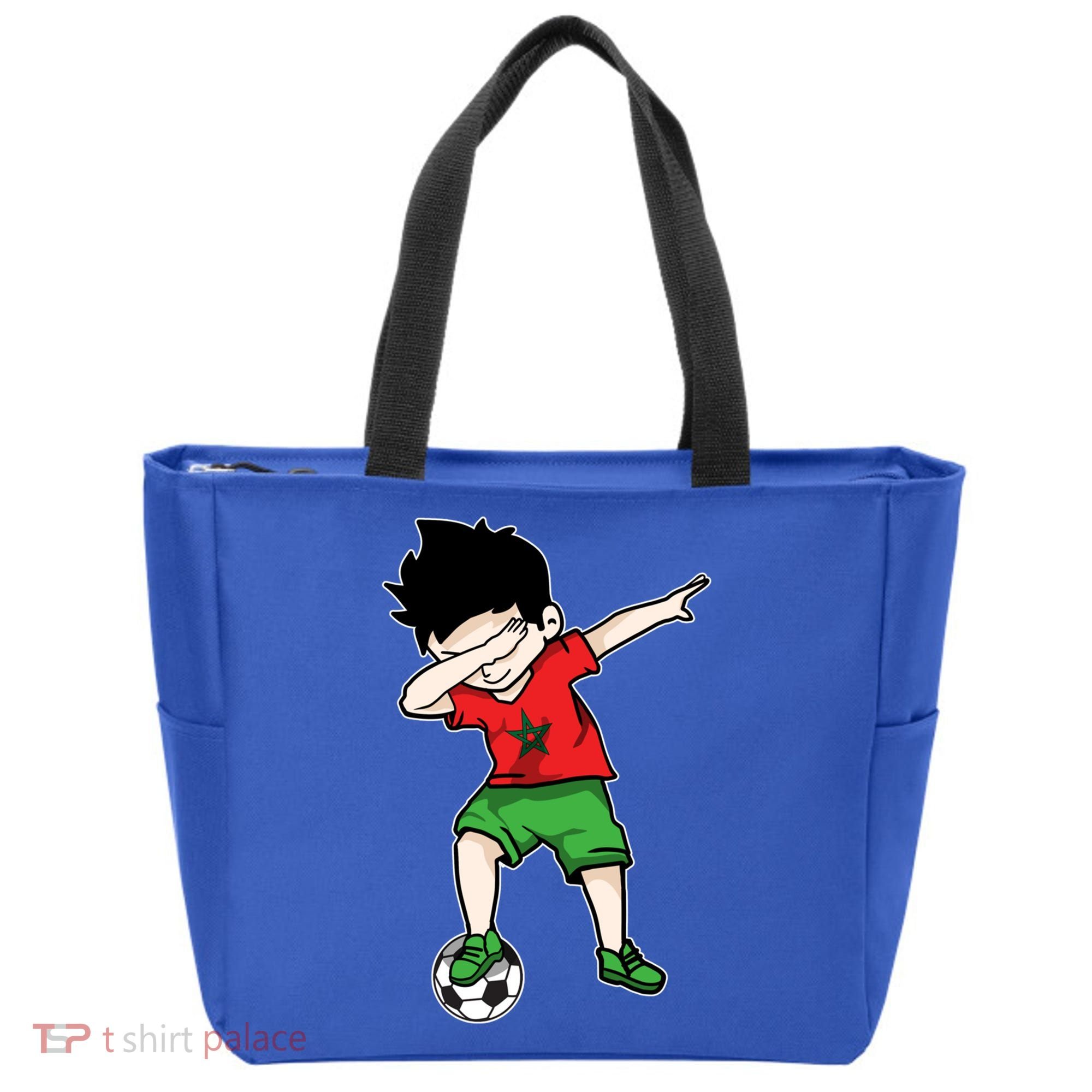 Dabbing Soccer Boy Morocco Football Funny Gift Moroccan Gift Tote Bag