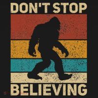 DonT Stop Believing Sasquatch Costume Big Foot Bigfoot Women's Hoodie thumb 2