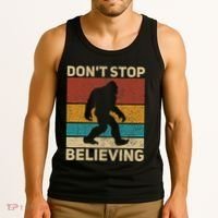 DonT Stop Believing Sasquatch Costume Big Foot Bigfoot Tank Top thumb 3