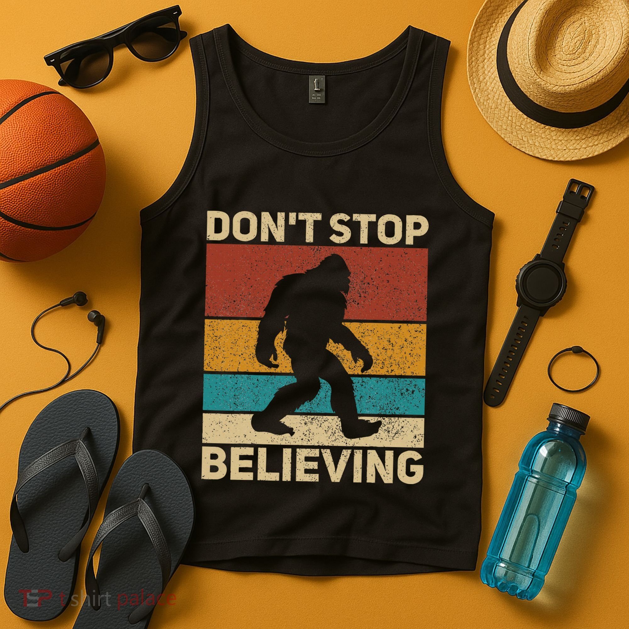 DonT Stop Believing Sasquatch Costume Big Foot Bigfoot Tank Top