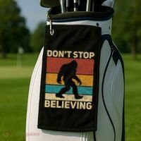 DonT Stop Believing Sasquatch Costume Big Foot Bigfoot Golf Towel thumb 2