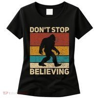 DonT Stop Believing Sasquatch Costume Big Foot Bigfoot Women's T-Shirt thumb 0