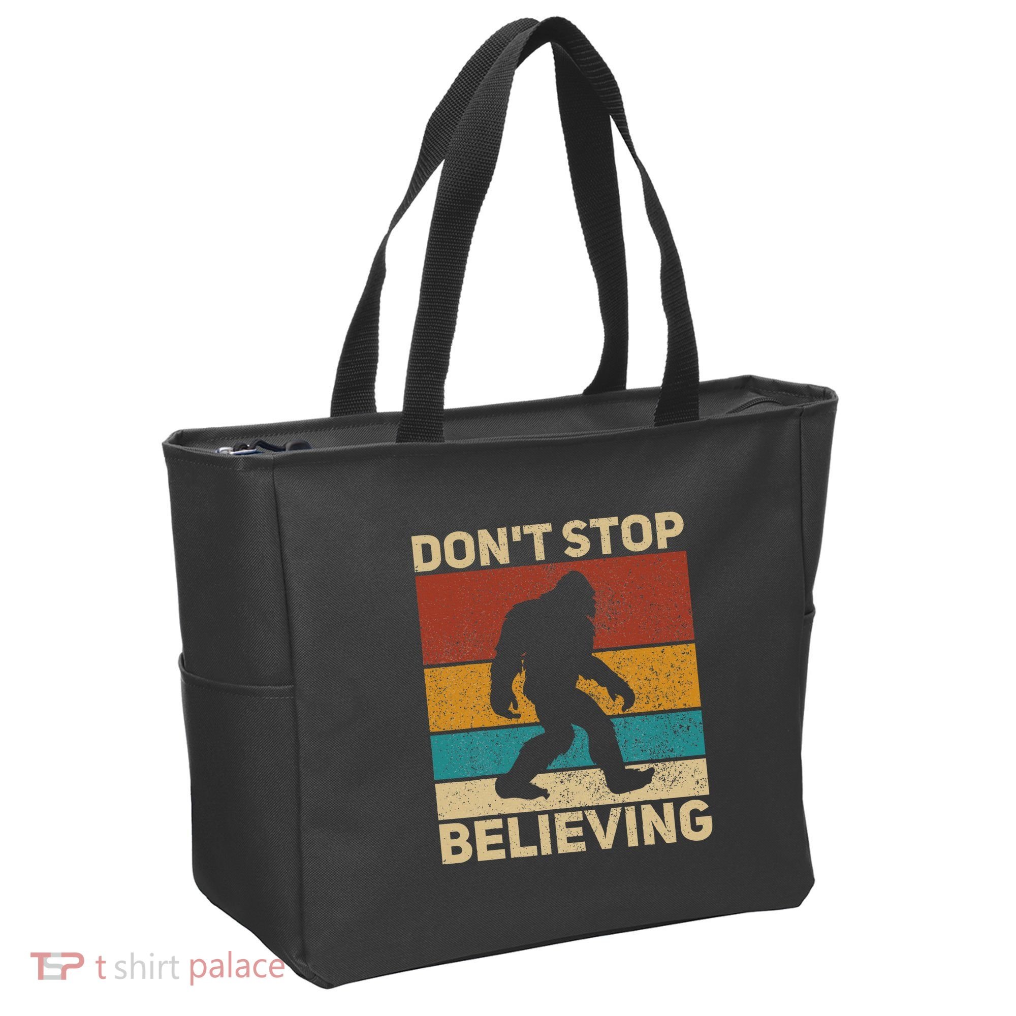 DonT Stop Believing Sasquatch Costume Big Foot Bigfoot Tote Bag