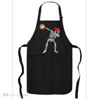 Dabbing Skeleton Baseball Halloween Player Catcher Pitcher Apron thumb 0