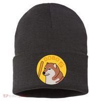 Dogebonk Solona Bonk Coin Logo Sustainable Knit Beanie thumb 0