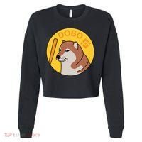 Dogebonk Solona Bonk Coin Logo Cropped Pullover Crew thumb 0