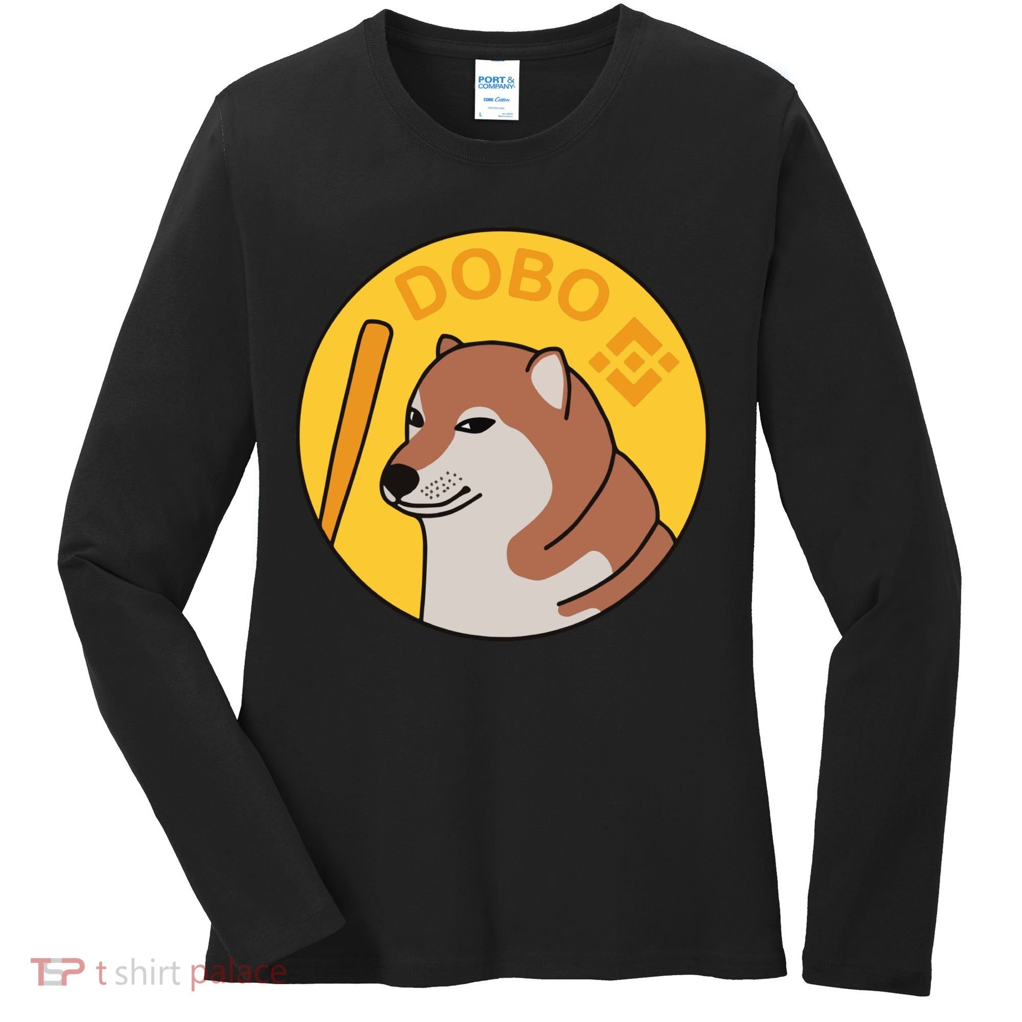 Dogebonk Solona Bonk Coin Logo Women's Long Sleeve Shirt