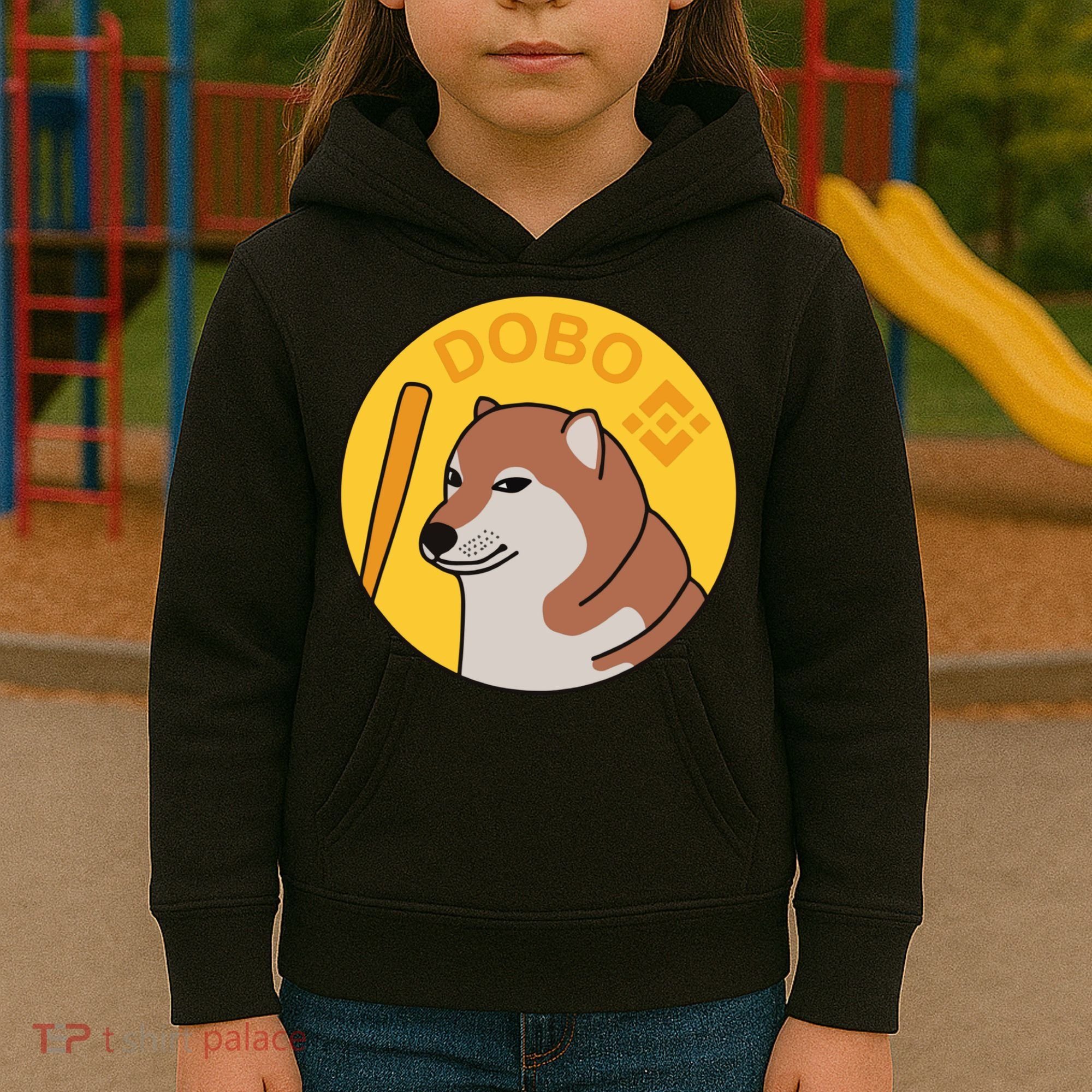Dogebonk Solona Bonk Coin Logo Kids Hoodie