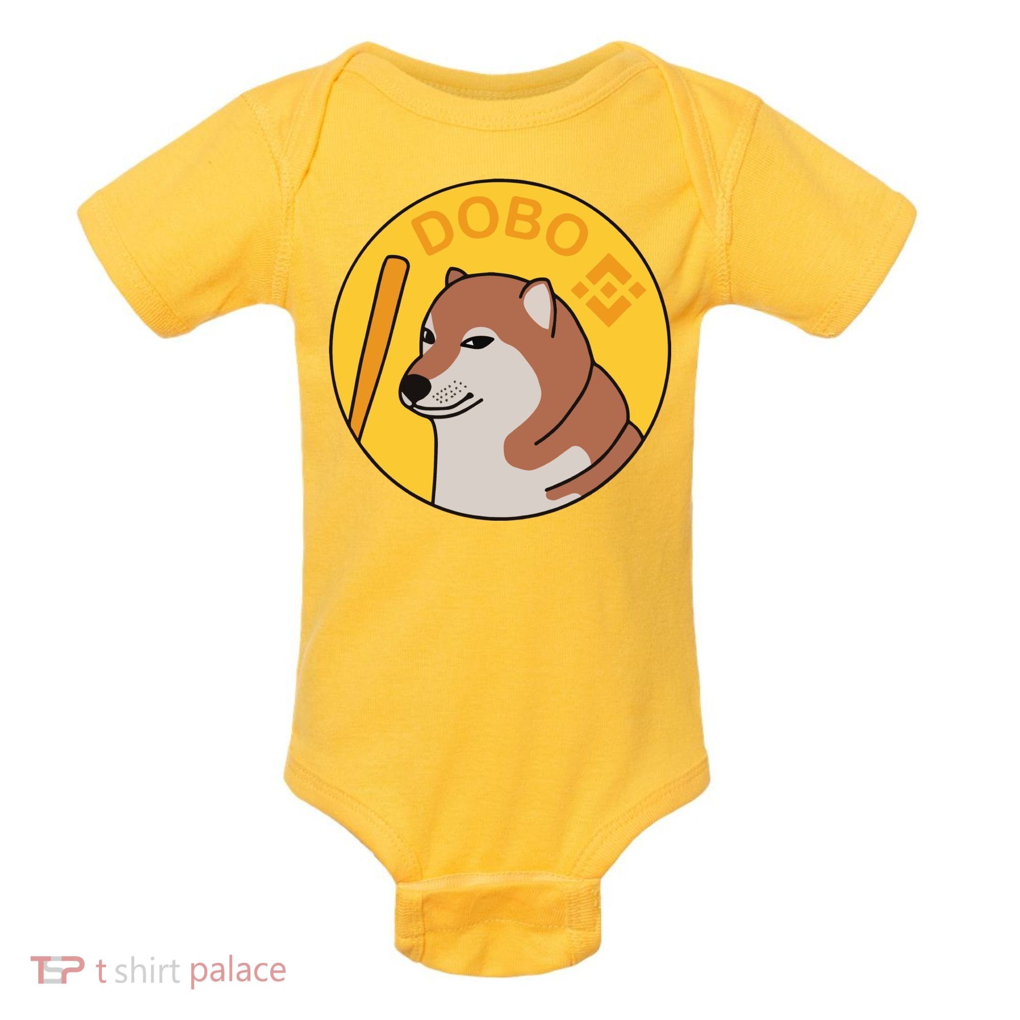 Dogebonk Solona Bonk Coin Logo Baby Bodysuit