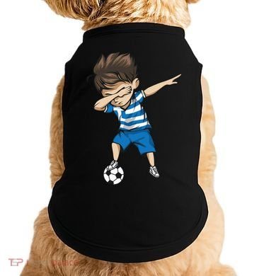 Dabbing Soccer Boy Greece Doggie Tank