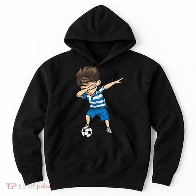 Dabbing Soccer Boy Greece Hoodie